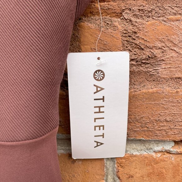[SOLD on Depop] Athleta Mauve Midi Athleisure Moisture-Wicking Dress - Picture 6 of 14